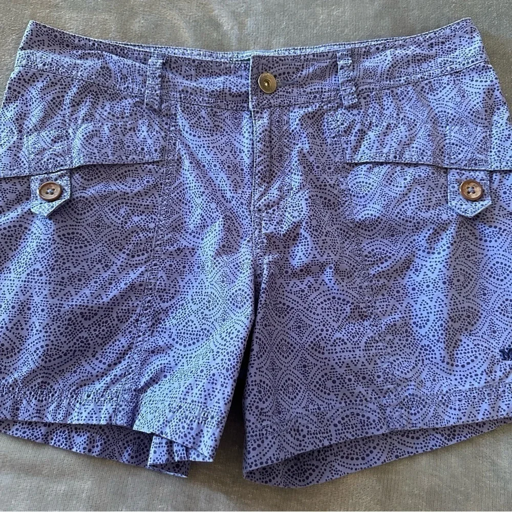 MARMOT Purple Floral Shorts Size 10